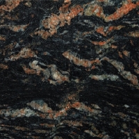 Image of tropical black granite sample