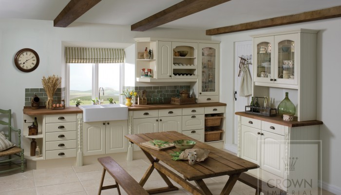 Image of kitchen with wood countertops